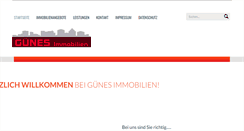 Desktop Screenshot of guenes-immobilien.de